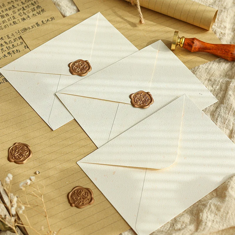 10pcs/lot 19X13cm Envelope for Letters Envelope for Wedding Invitation Hemp Weave Mailers Vintage Western Envelopes