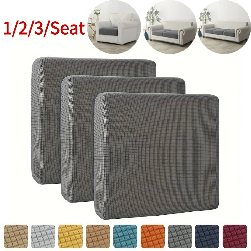 1 2 3-zits polar fleece bank zitkussenhoes elastische fauteuil stoelen hoes anti-vuil kussen beschermer zitkussenovertrekken