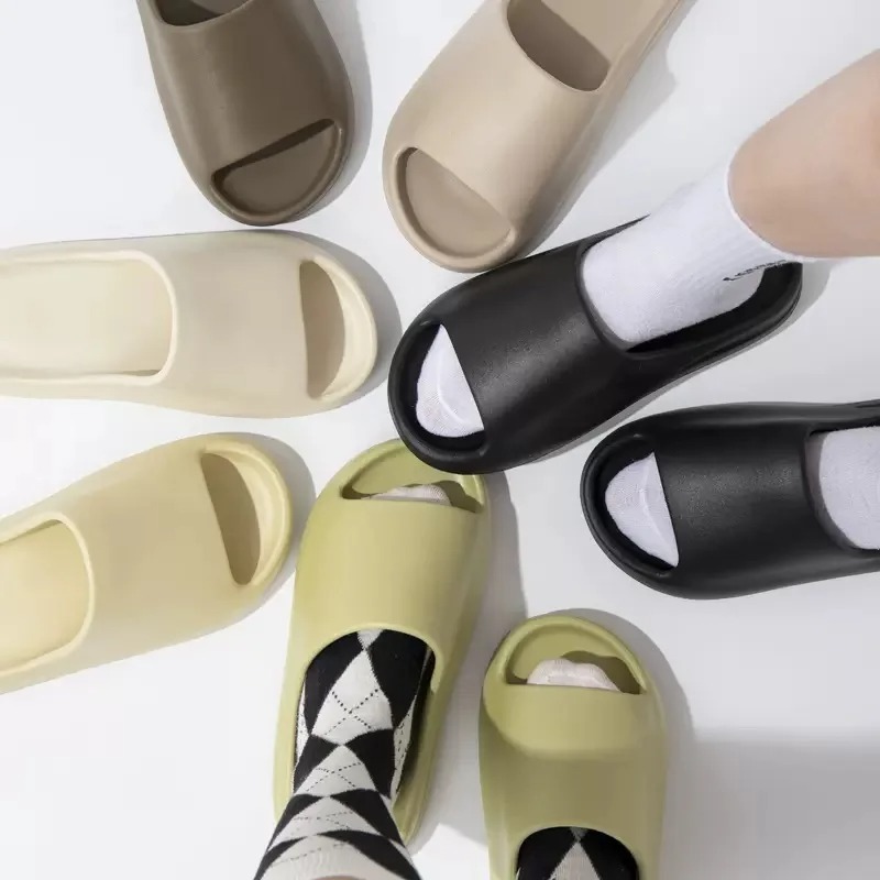 Zapatos de casa Unisex, sandalias deslizantes de plataforma suaves y gruesas antideslizantes para mujeres y hombres, zapatillas de baño para ducha interior y exterior para adultos
