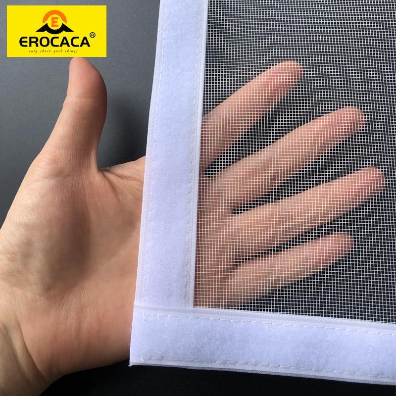 EROCACA มุ้งกันยุงสีขาวสําหรับหน้าต่าง,กันยุงหน้าต่าง,ตาข่ายป้องกันแมลง Air Tulle ที่มองไม่เห็นไฟเบอร์กลาสยุง