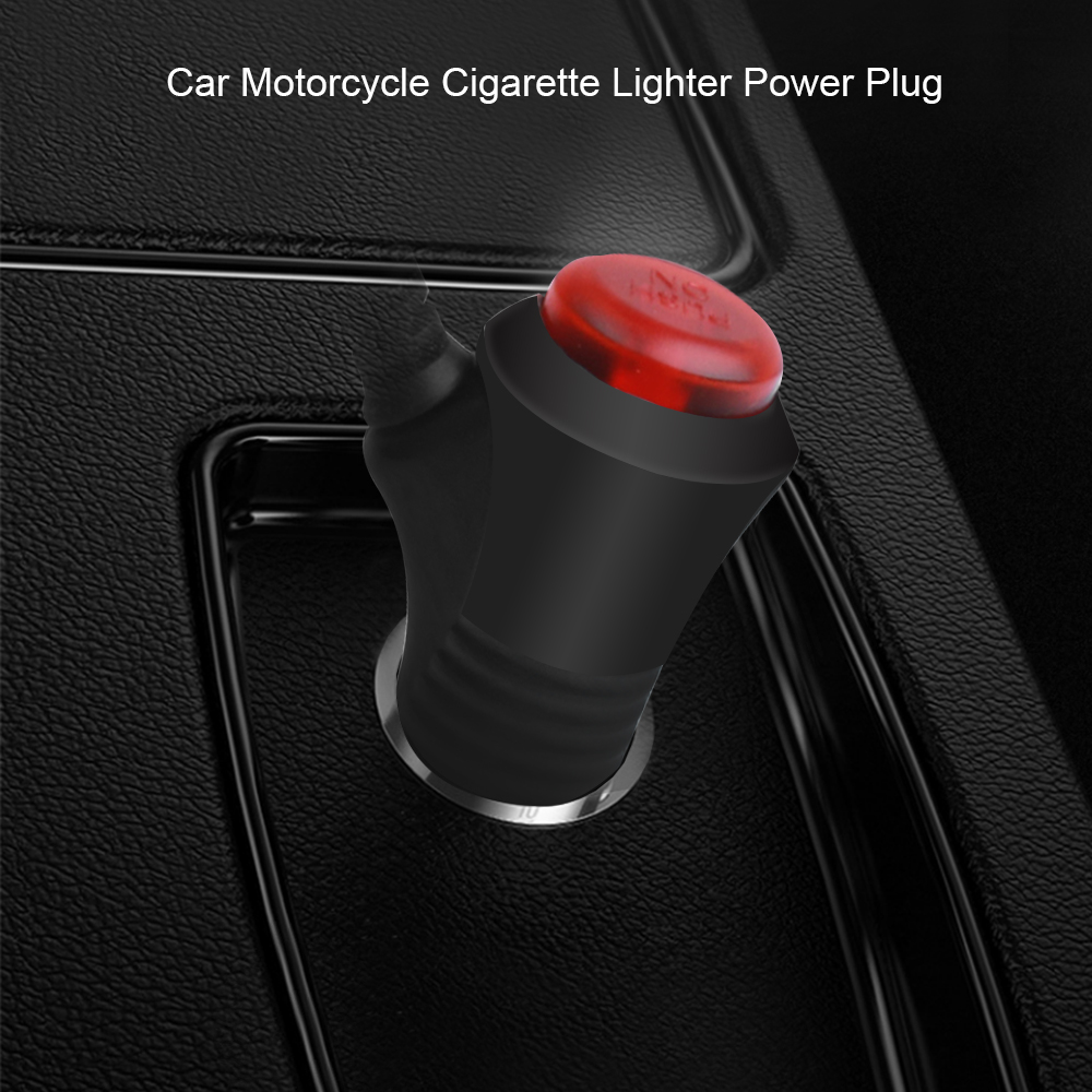 Auto Sigarettenaansteker Plug Connector 1.5 Meter Kabel 12V 24V Autolader Aan Uit Schakelaar Universeel voor Auto Licht