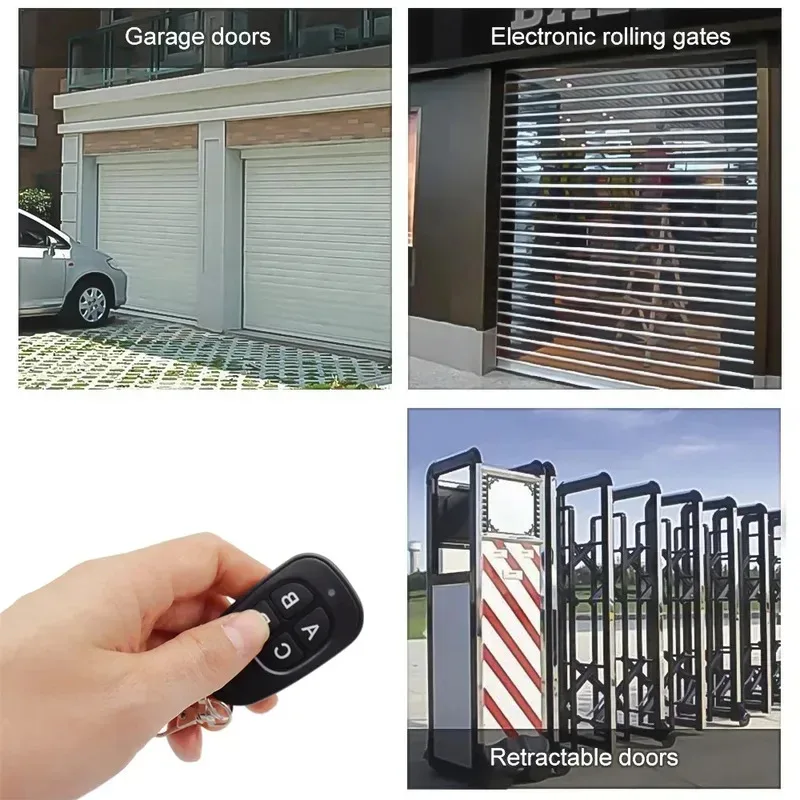Wireless Universal Key Fob Cloning Gate Remote Control Duplicator 433.92mhz