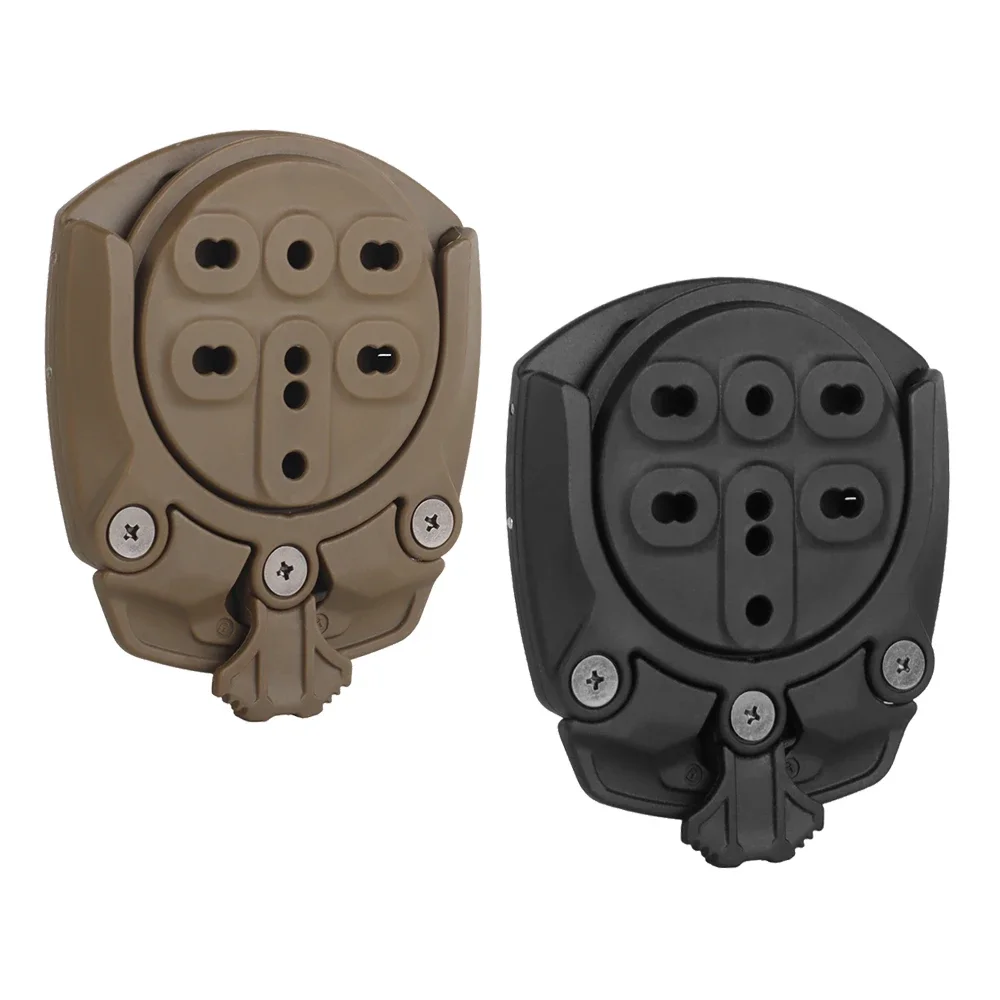 Adaptador de funda táctica giratoria de 360 grados para caza al aire libre, montaje de Base, accesorios de funda de tiro Modular Airsoft
