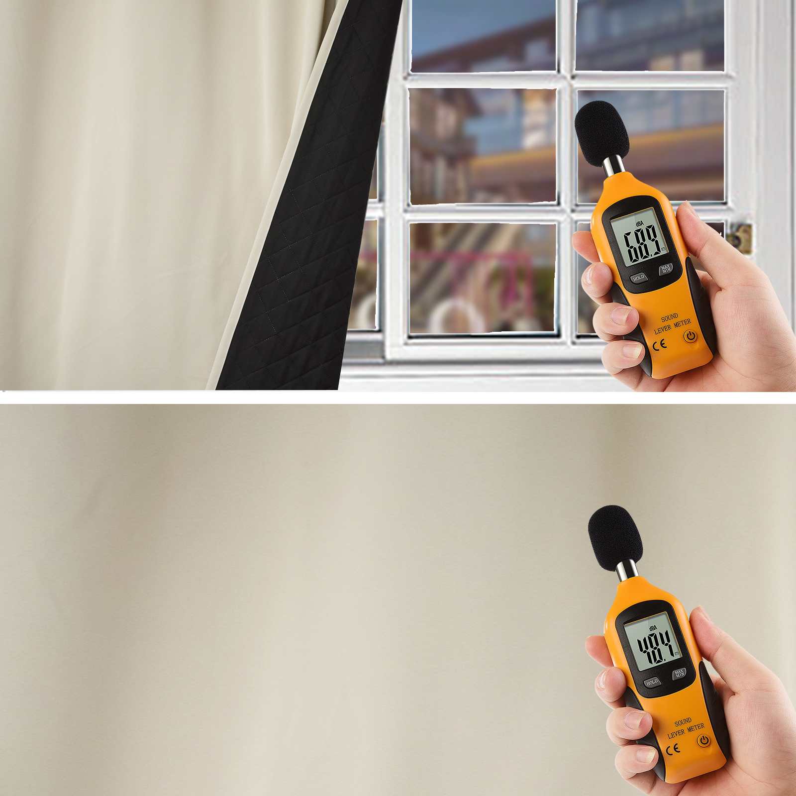 Winter Warm Quilted Folder Cotton Curtains for Bedroom 100% Blackout Thick Thermal Curtains Sound Proof Drapes Cold Windproof