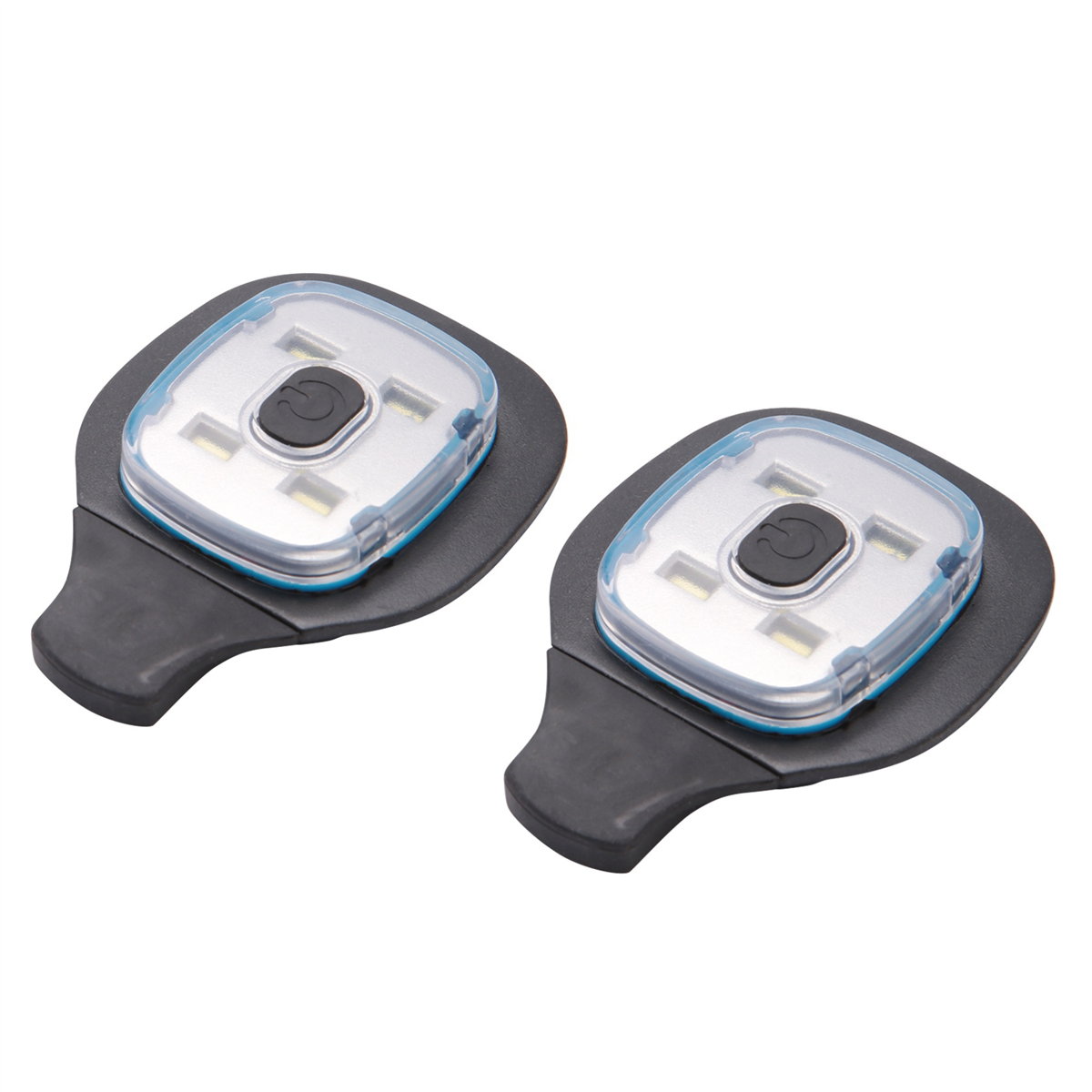 BAAU 10 stuks USB oplaadbaar licht voor LED-muts, vervangbare koplampdop DIY-hoedlicht voor mannen en vrouwen