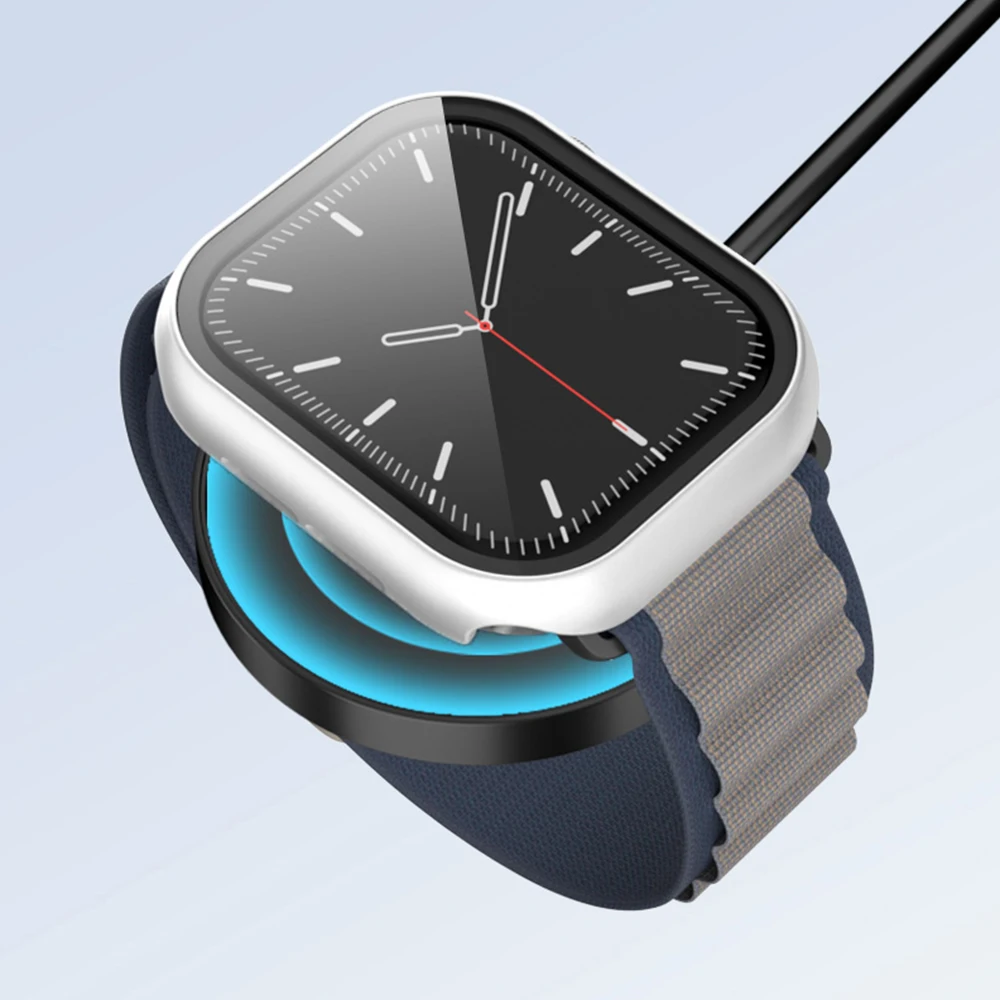 Vidrio templado + cubierta para Apple Watch 10, 42mm, 46mm, protector de pantalla de parachoques de PC duro mate, accesorios iWatch series 10 42/46