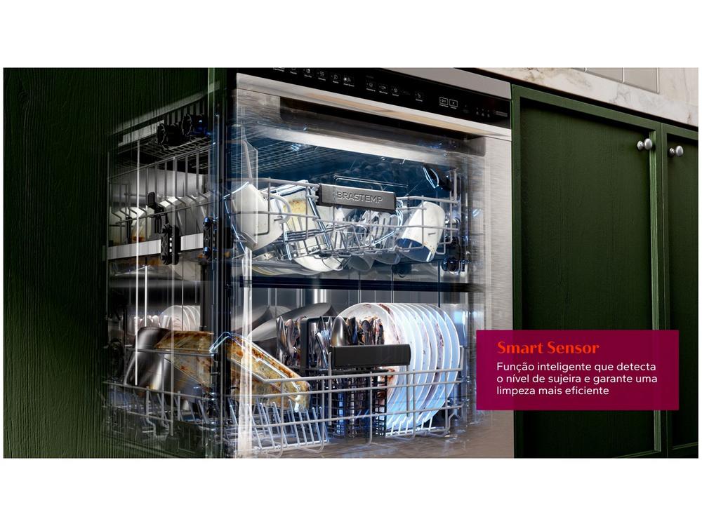 Lava-louças Brastemp de Embutir 15 Serviços BLF61AB Branca - 110V