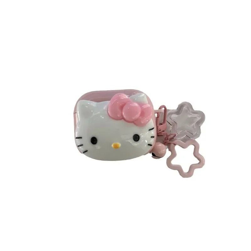 Чехол Hello Kitty для Airpods, милый защитный чехол из ТПУ для наушников Candy с брелком для Airpods Pro 2, чехол для девочек и женщин, принципиально