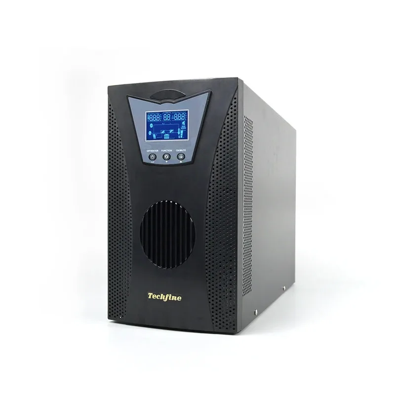 Onda sinusoidal pura de UPS en línea de alta frecuencia del sistema de fuente de alimentación trasera de UPS 1kva 2kva 3kva