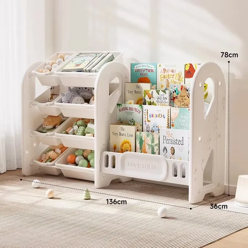 Bookshelf Kids Toy Storage Children's Bookcases Bookcase Child Library Songmics Bookshops Book Shelf Shelves Room Furniture Baby