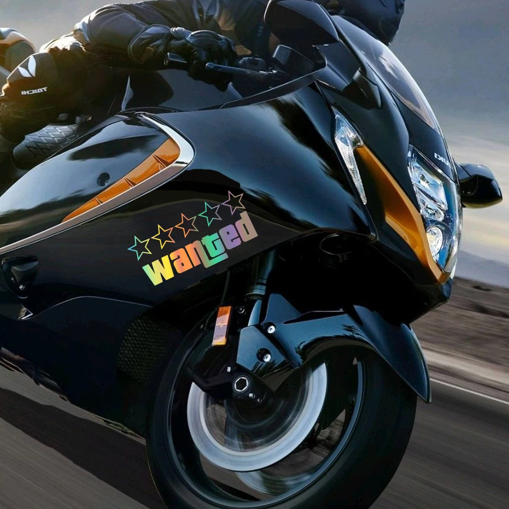 ต้องการเลเซอร์รถสติกเกอร์ตลกอัตโนมัติฟิล์มไวนิล GTA สําหรับกันชนรถ Windows รถจักรยานยนต์แล็ปท็อปผนังรถอุปกรณ์เสริม