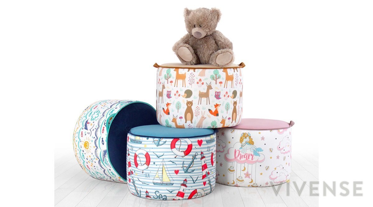 LODIE Anak Puff Biru