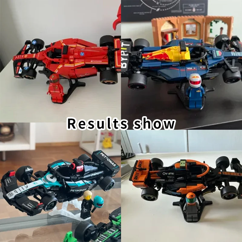 1 soporte de exhibición plegable para automóviles Speed Champions F1, adecuado para automóviles Speed Champions F1, adecuado para una amplia gama de modelos