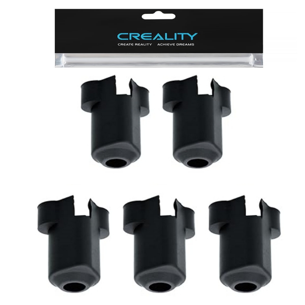 Creality K1C Silicone Sock, 5PCS K1 Silicone Cover, Hotend Heat Insulation Case Cover Heating Block Cover for K1C/K1/K1 Max