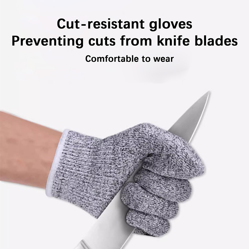 Security Protection Anti-Cut Gloves, Cut proof, stab resistant, stainless steel wire, metal mesh, butcher  work