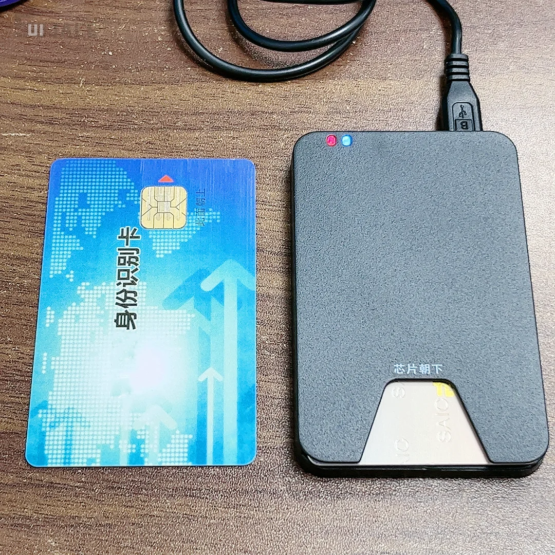 Leitor de cartão inteligente cartão de identidade chip cartão de identificação eletrônico para cartão emv assinatura digital leitor de cartão de identificação cidadão saúde cartão ic
