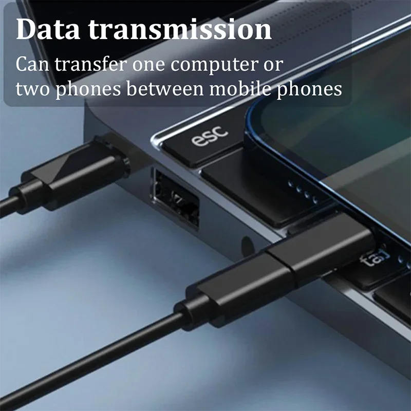 Multi-USB Typ C auf C 60 W Ladeadapterkabel-Kit USB C auf Konvertierung Beleuchtungsset USB A & Typ C auf Micro/Typ C/Beleuchtung