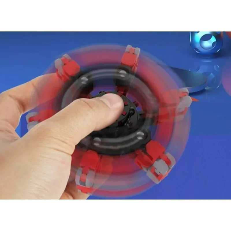 นิ้ว Gyro Decompression ของเล่น Rotator เปิดประทุนของขวัญบรรเทาความเมื่อยล้าสําหรับเด็กและผู้ใหญ่