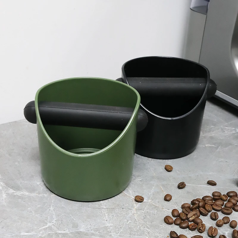 Coffee Knock Box com barra removível, Anti Slip Grind Dump Bin, Absorvente de choque, Barista Espresso Machine Accessories