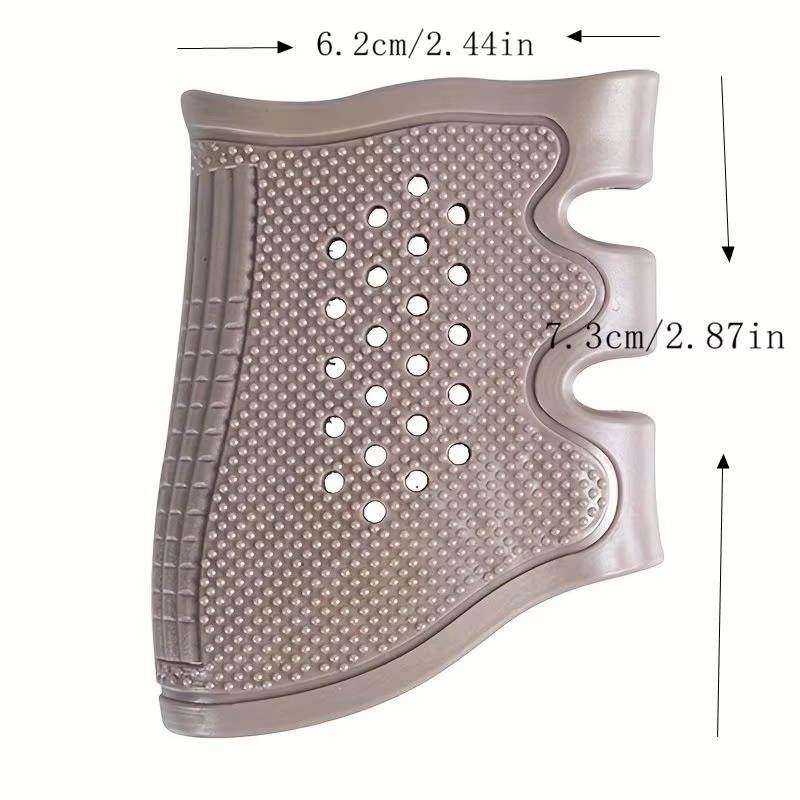 Zacht handvat ferrule speelgoed siliconen grip antislip decoratieve speelgoed grip cover