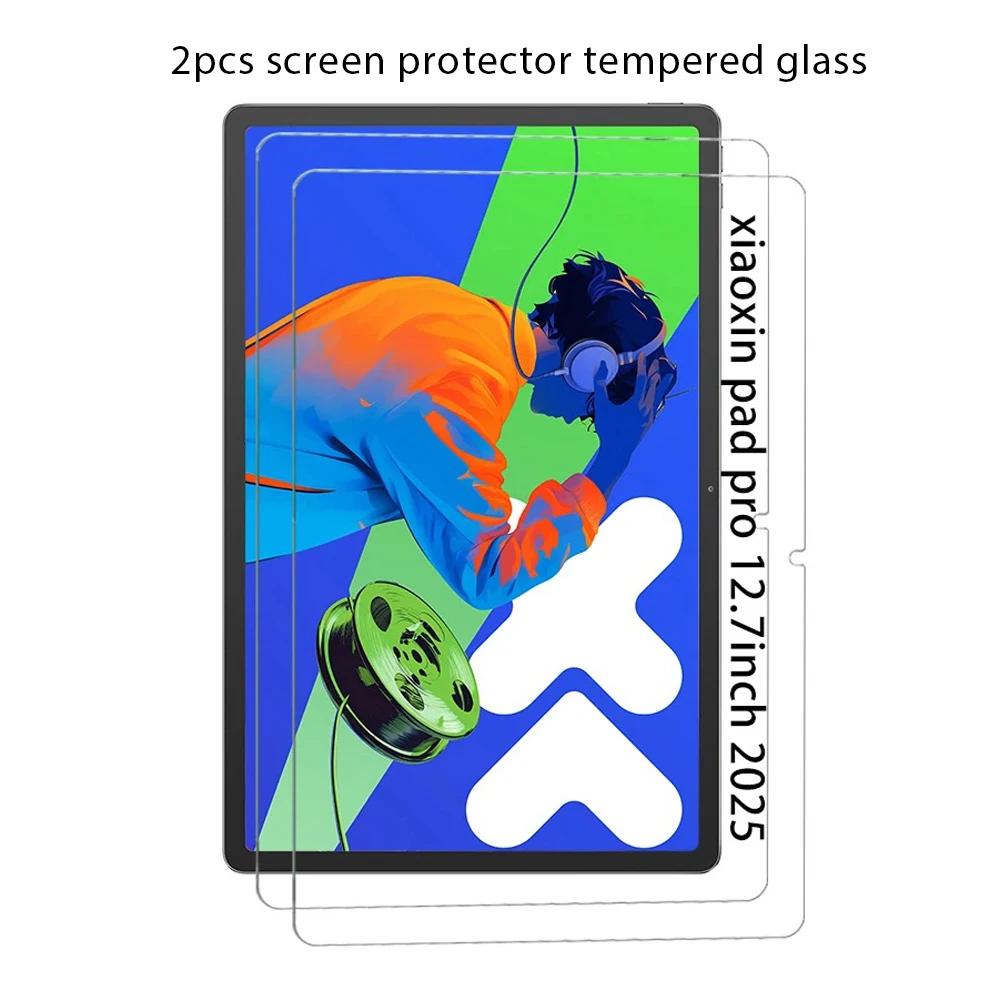 2 uds vidrio templado para Lenovo Xiaoxin Pad Pro 12,7 2023 2024 2025 12,7 Protector de pantalla para Xiaoxin Pad 2024 película de vidrio de 11 pulgadas