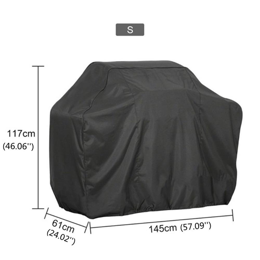 BBQ Cover Outdoor Dust Waterproof Weber Heavy Duty Grill Cover Rain Protective Outdoor Barbecue Cover Round