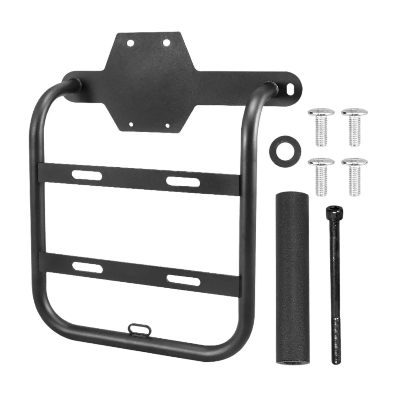 Sacos laterais da motocicleta suporte fácil de instalar substituir conveniente sela saco rack acessórios moto metal para honda ct125