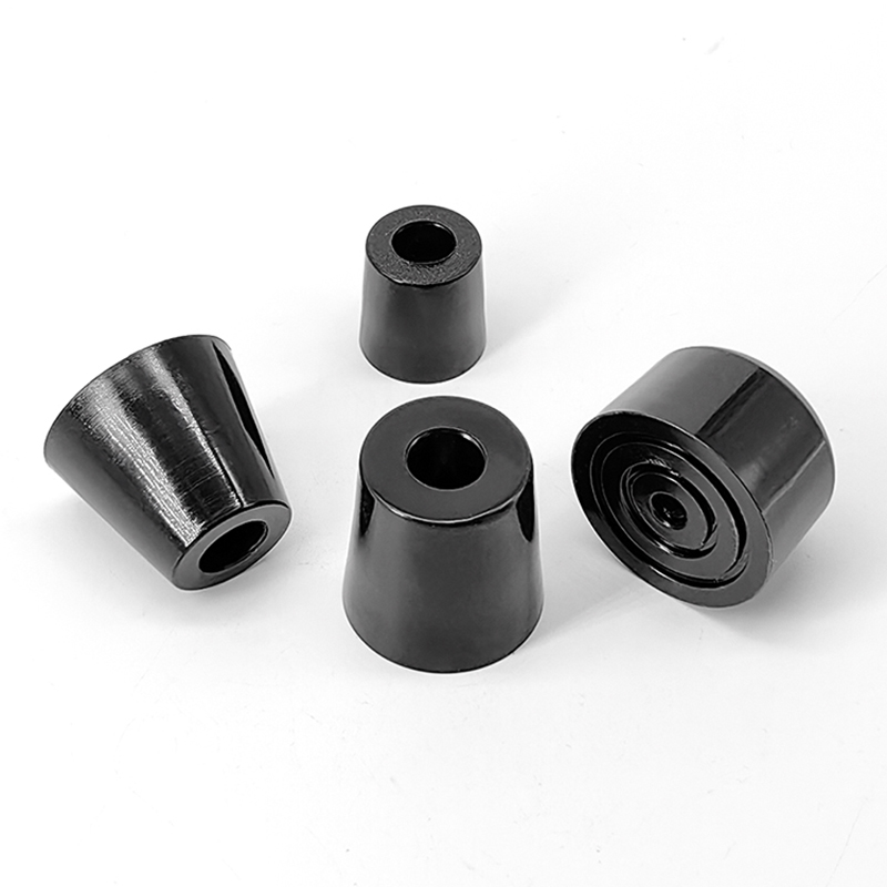 1/4 Stück schwarze Gummifüße Stuhlbodenschutz rutschfeste Möbelfüße Tischbeinabdeckung