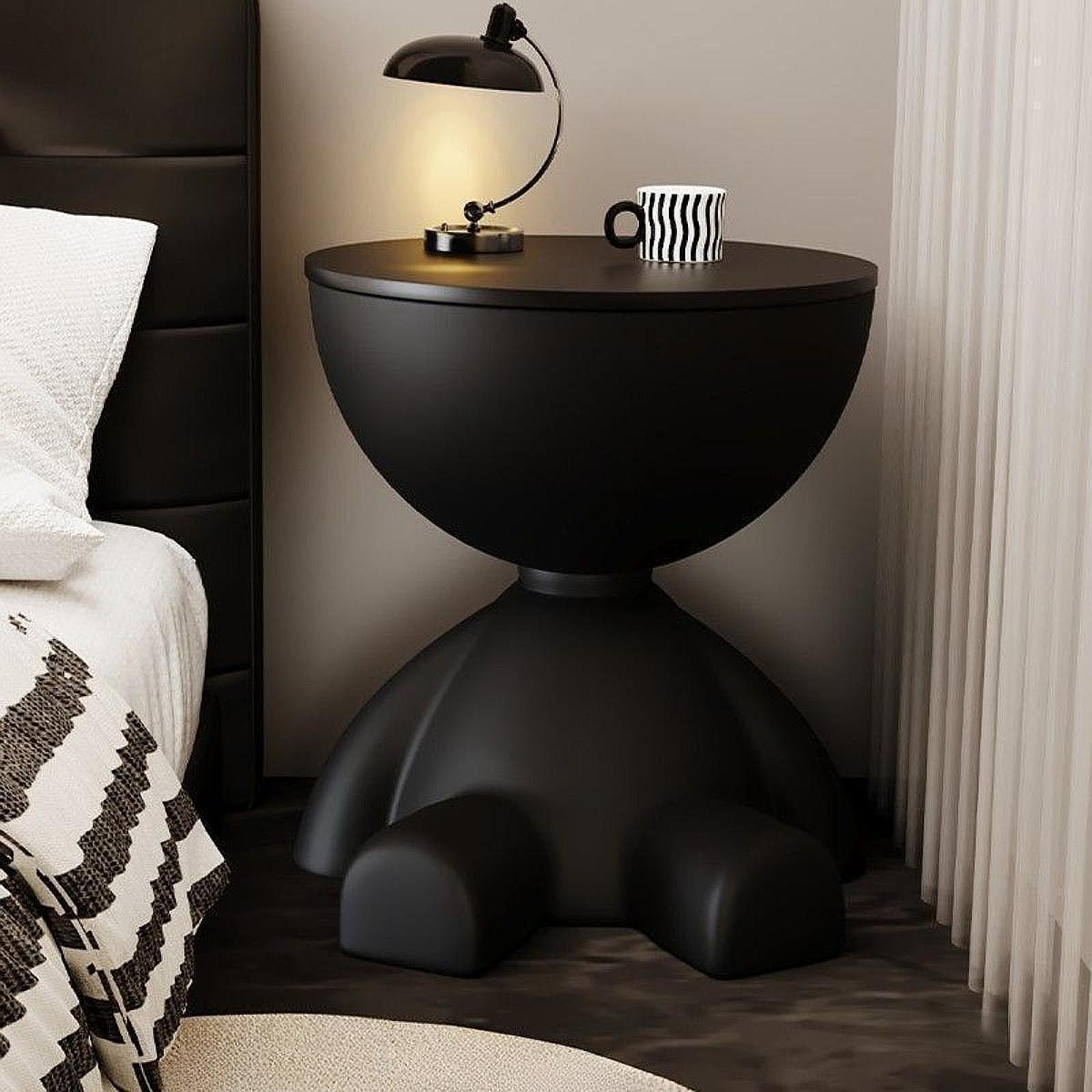 Luz de luxo dos desenhos animados sofá mesa café borda mesa criativa cabeça plana pequena casa mesa café plástico móveis mesa lateral