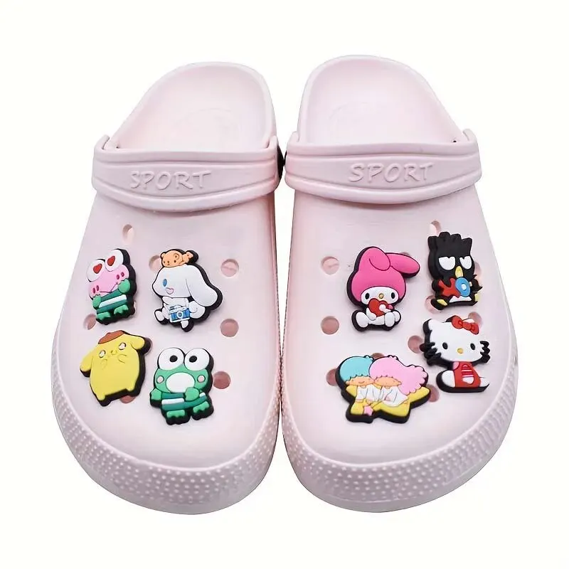 MNISO 10/30/52pcs Random Sanrio Shoe Decorations Accessories Charms For Clogs Bogg Bag Bubble Slides Sandals