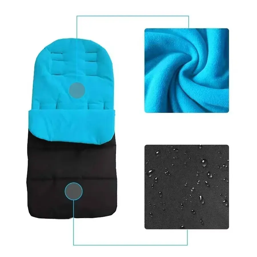 เด็ก WARM Windproof Universal รถเข็นเด็กฤดูหนาวถุงนอน Footmuff ผ้าห่มนิ้วเท้า Buggy เบาะรองนั่งทารกแรกเกิดอุปกรณ์เสริม