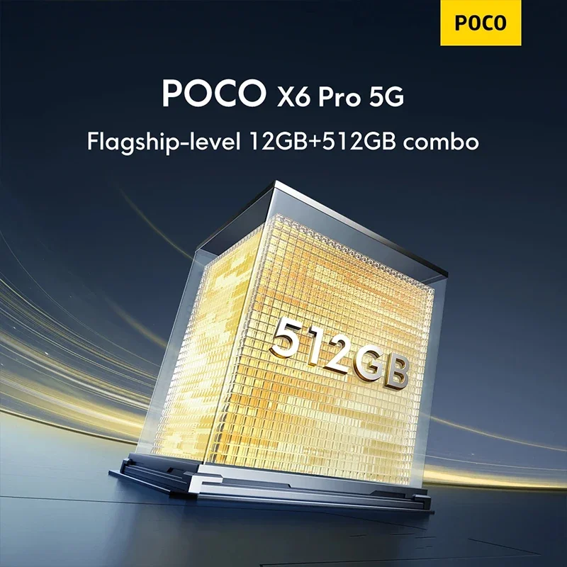 POCO-Smartphone X6 Pro Global Version 5G, Dimrespondable 8300-Ultra, 6.67 "Flow AMOLED DotDisplay, 64MP NDavid