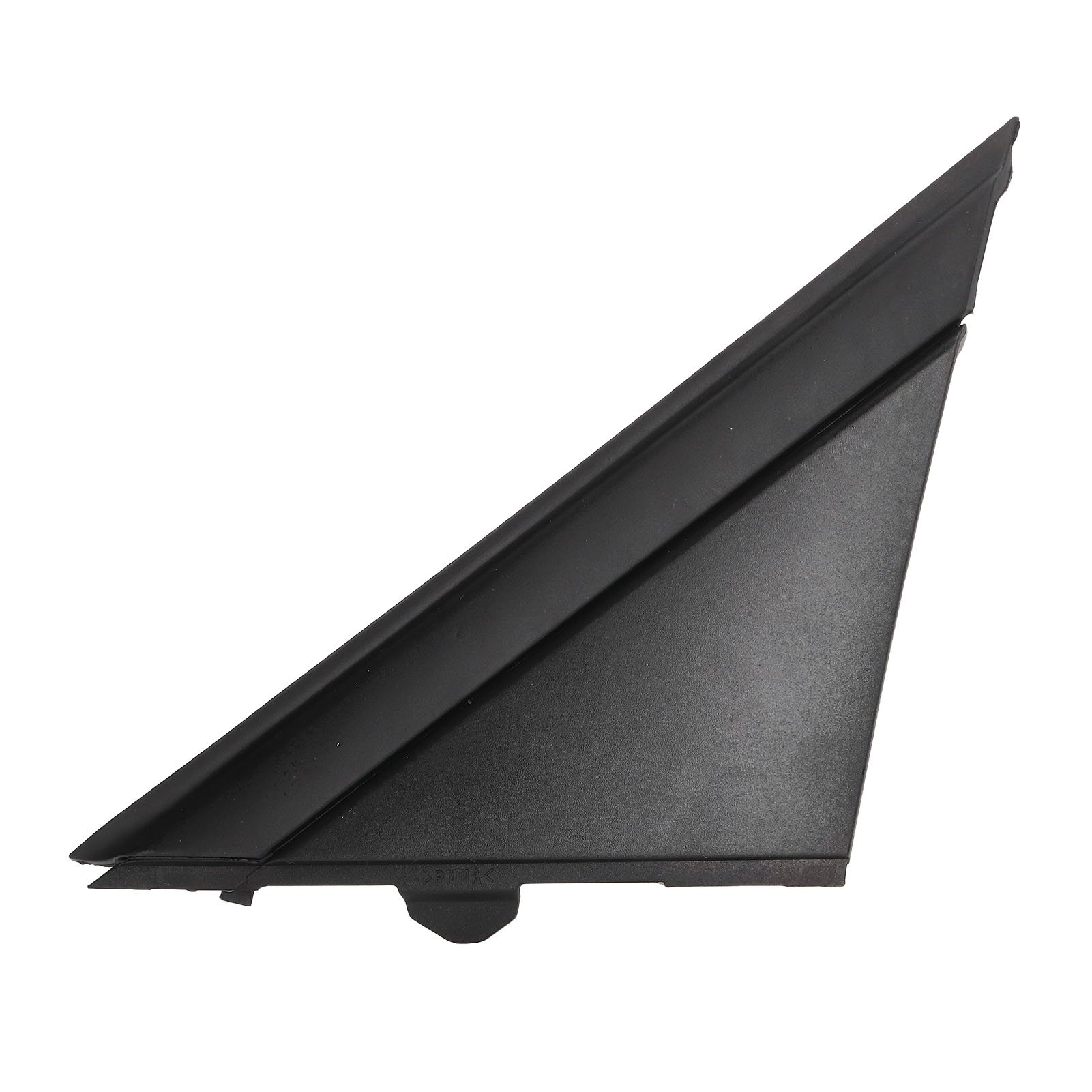 Side View Mirror Flag Pair Door Mirror Flag Cover 1SH17KX7AA Left Right Black Decoration Replacement for FIAT 500 2012‑2017