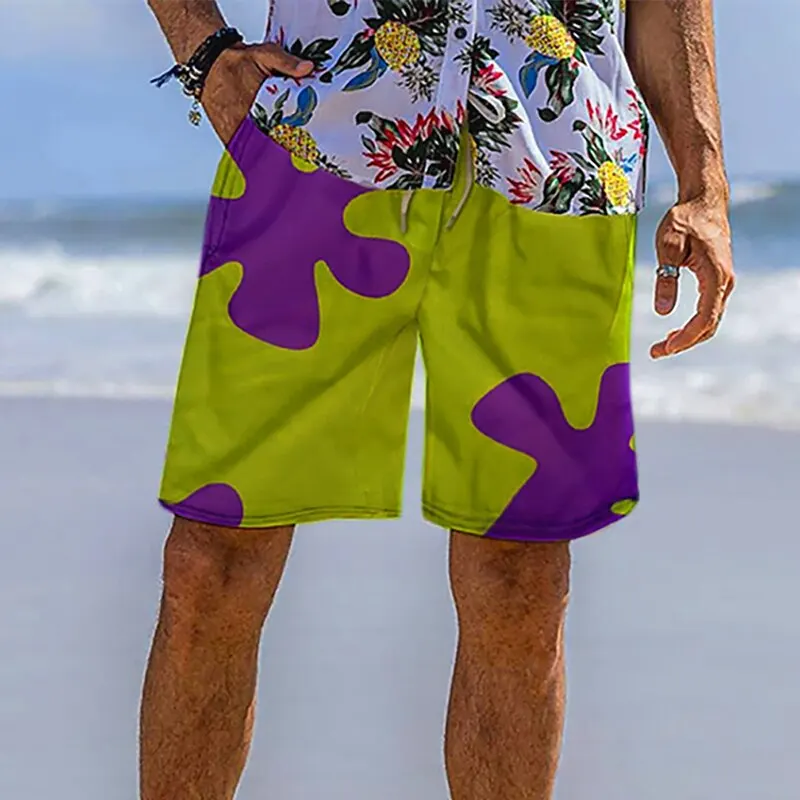 Modische neue Jugend beliebte Jogginghose einfache Herren Fünfviertel dünne lose Meer Urlaub Sommer lässig