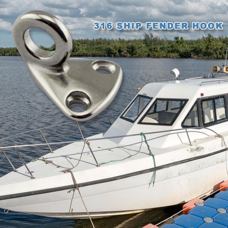 Multifuncional Marine Snap Hook, Aço inoxidável 316 Fending Hook Tug, Ganchos de grau marinho, Suprimentos para barcos