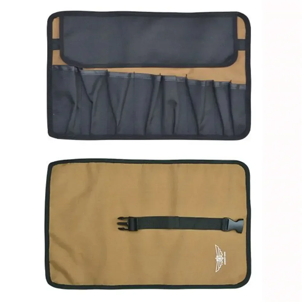 Oxford Cloth Roll Portable Pouch Bag Wrench Tool Foldable Spanner Hammer Camping Pocket Tool Storage Bag Toolkit