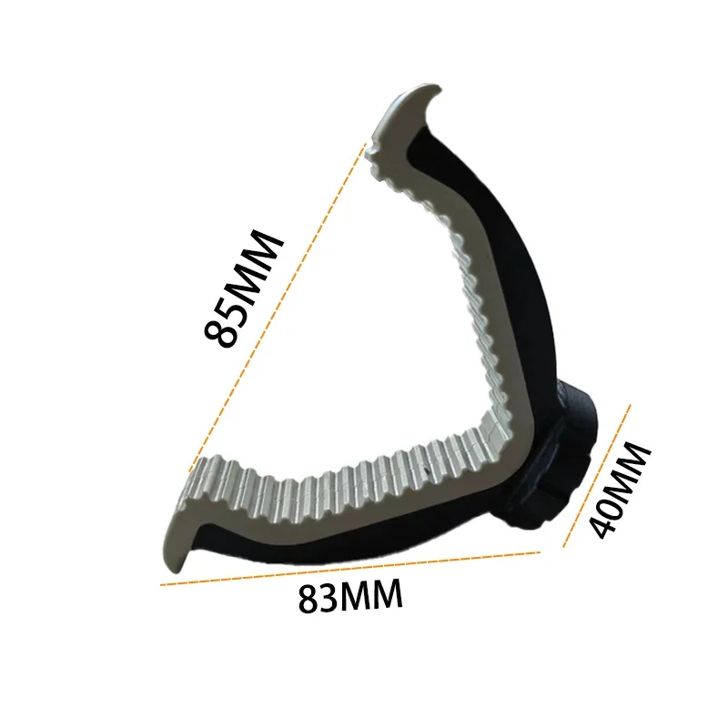 1/2pc Outdoor Camera V Joch Top Mount Lightweight Holder Holder Attachment with 1/4 "Thread for Hunting One Leg Tripod