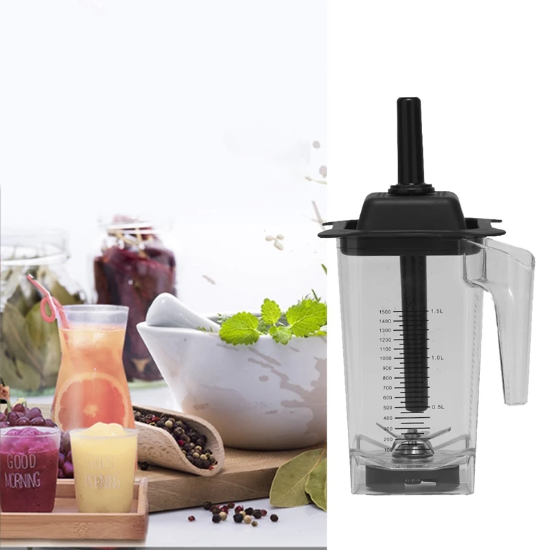 1.5L Blender Cup With Blender Bar For JTC TM-800A/800 Blender Juicer Container Tank Replacement