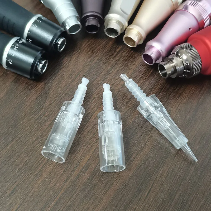 100/50/10ชิ้นตลับ derma pen สำหรับ dr。pen M7 M5 E30 N2เข็ม A10 1 3 5 7 9 12 24 36 42 PIN NANO Mesotherapy MTS สัก