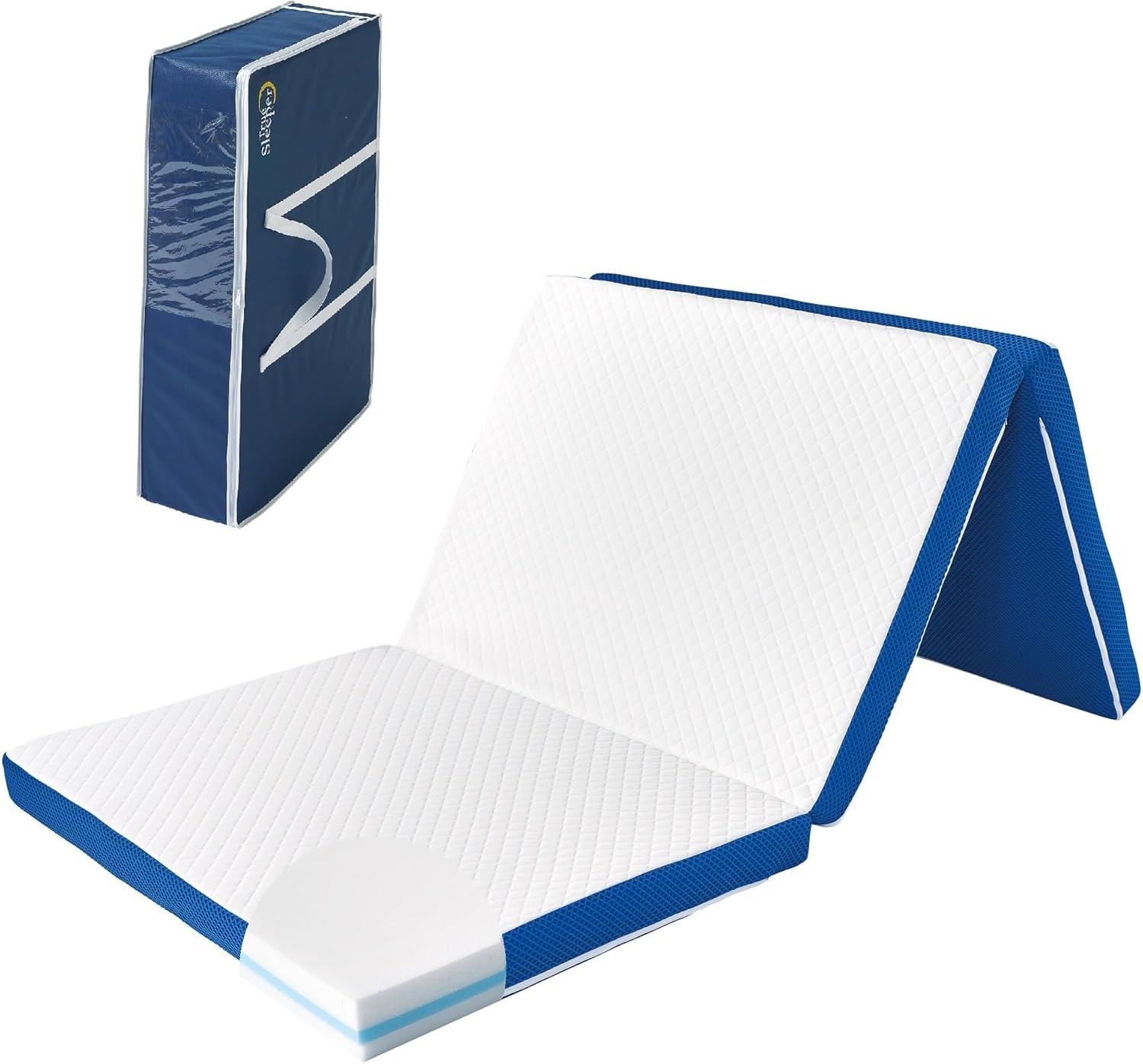 トゥルースリーパー プレミアリッチ 三つ折り低反発マットレス 体圧分散 シングル 【Amazon限定クリアファイル付き】 thi