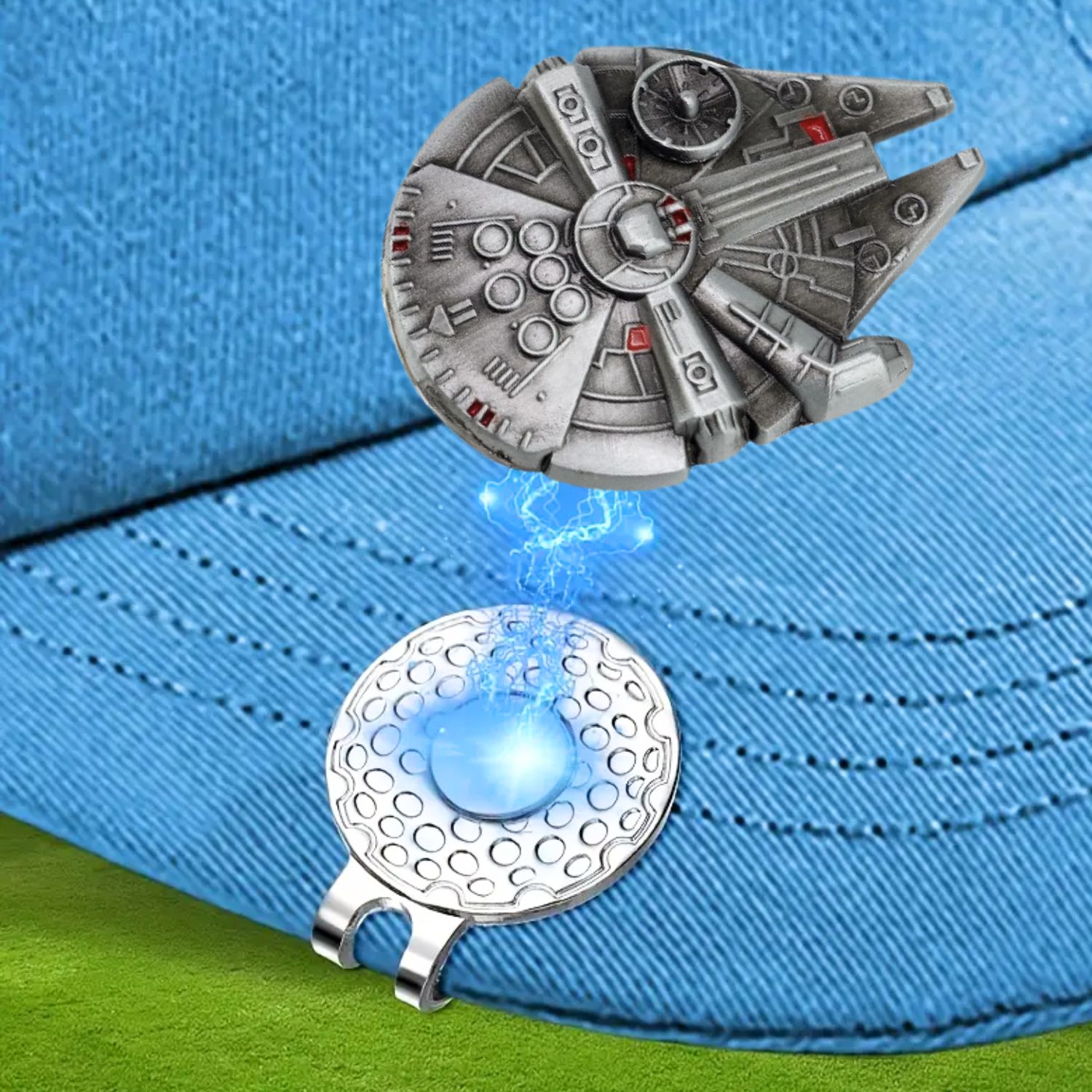 Premium Golf Ball Marker with a Standard Magnetic Hat Clip, Funny Golf Ball Marker Hat Clip for Men Women,Great Golf Accessories