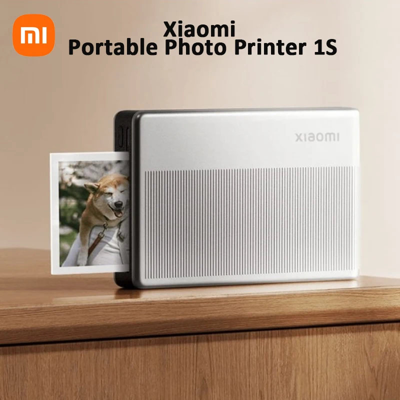 Портативный фотопринтер Xiaomi 1S Bluetooth Thermal Print ZINK Inkless Technology Приложение Xiaomi Беспроводная портативная фотопечать