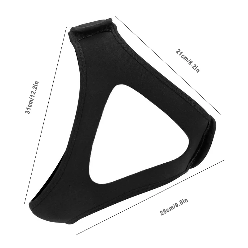 สีดํา Anti-snoring Band เปิดปาก Breathing Corrective Anti-snoring Chin REST Sleep เปิดปาก REST