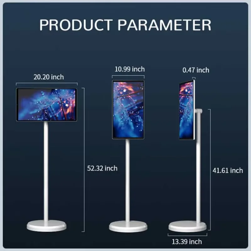 21.5 Inch Android Tablet Computer Hd Display Floor-Standing Display Terminal 8Mp Camera Rotating Touch All-In-One Machine