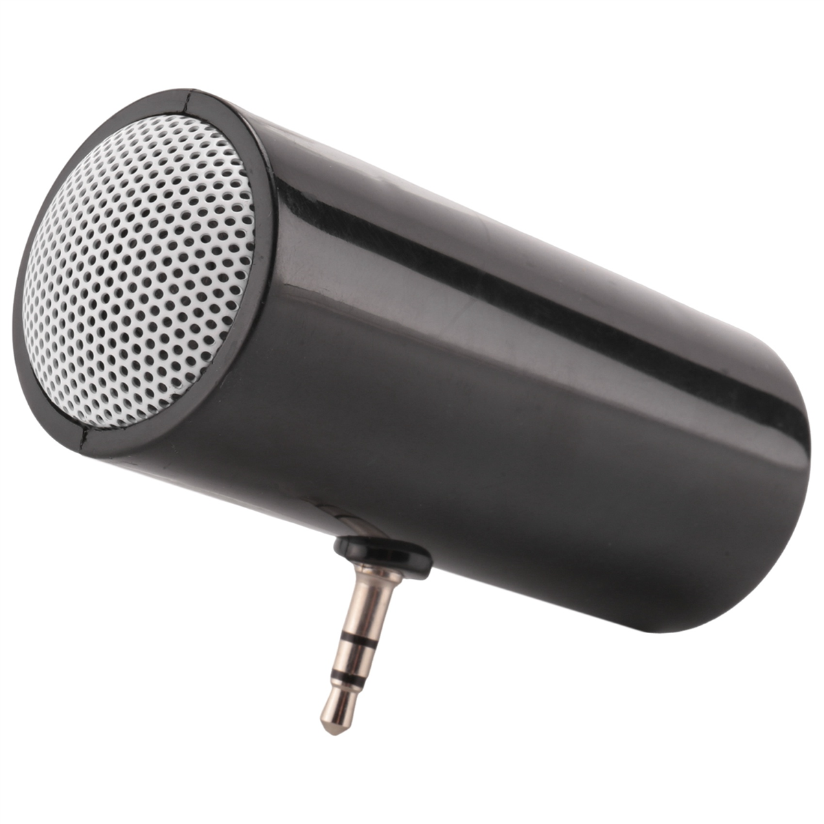 BABQ 3.5mm Jack Stereo Mini Speaker Portable MP3 Music Player Speaker Amplifier Loudspeaker for Mobile Phone Tablet PC-Black