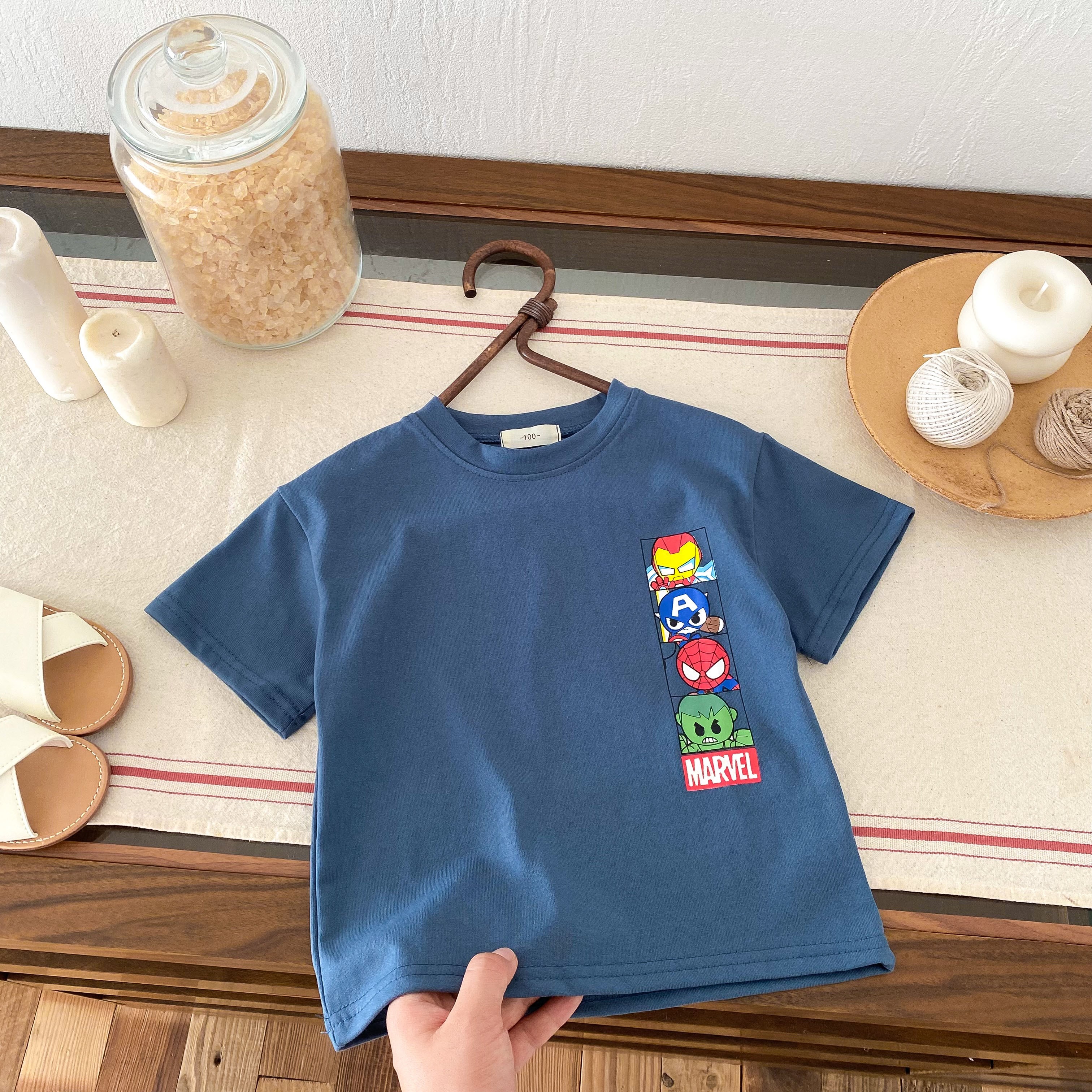 Magliette Disney Boy Grafica divertente Ragazzo Regalo per bambini Top Tee Maglietta Topolino per ragazzi Manica corta Abbigliamento casual per bambini
