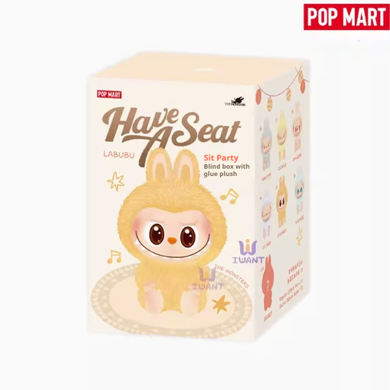 The Monsters Have A Seat Series Labubu Vinyl Plush Butter Blind Box Toy, Action Figure, Anime Model Mystery Box, Gift Collection, Hot