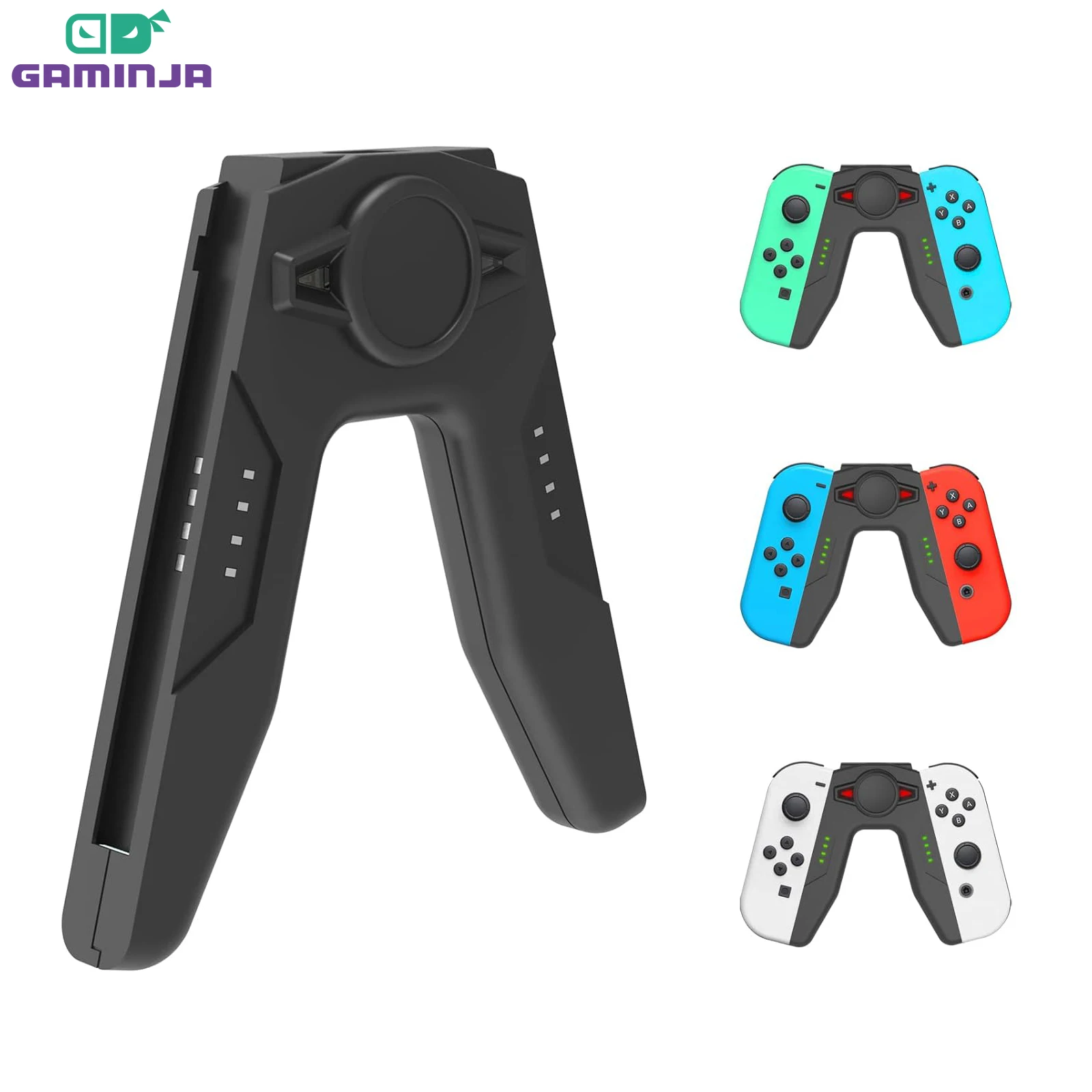 GAMINJA Per Nintendo Switch Joy Con Staffa Caricatore Controller Con Indicatore Interruttore Luce Per Switch JoyCon Controller di Ricarica