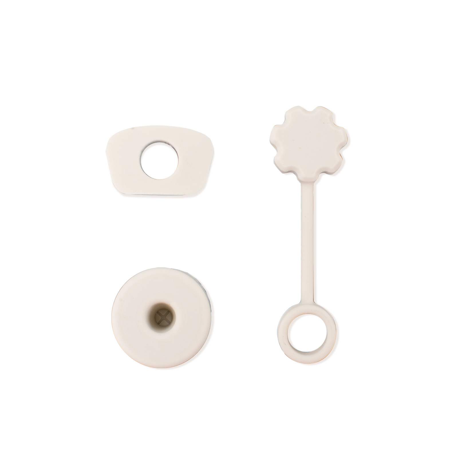 3Pcs Silicone Straw Cover For Stanley Leakproof Spill Proof Stopper Set Cup Cap Mug Accessories Tumbler For 1.0 2.0 40oz/30oz