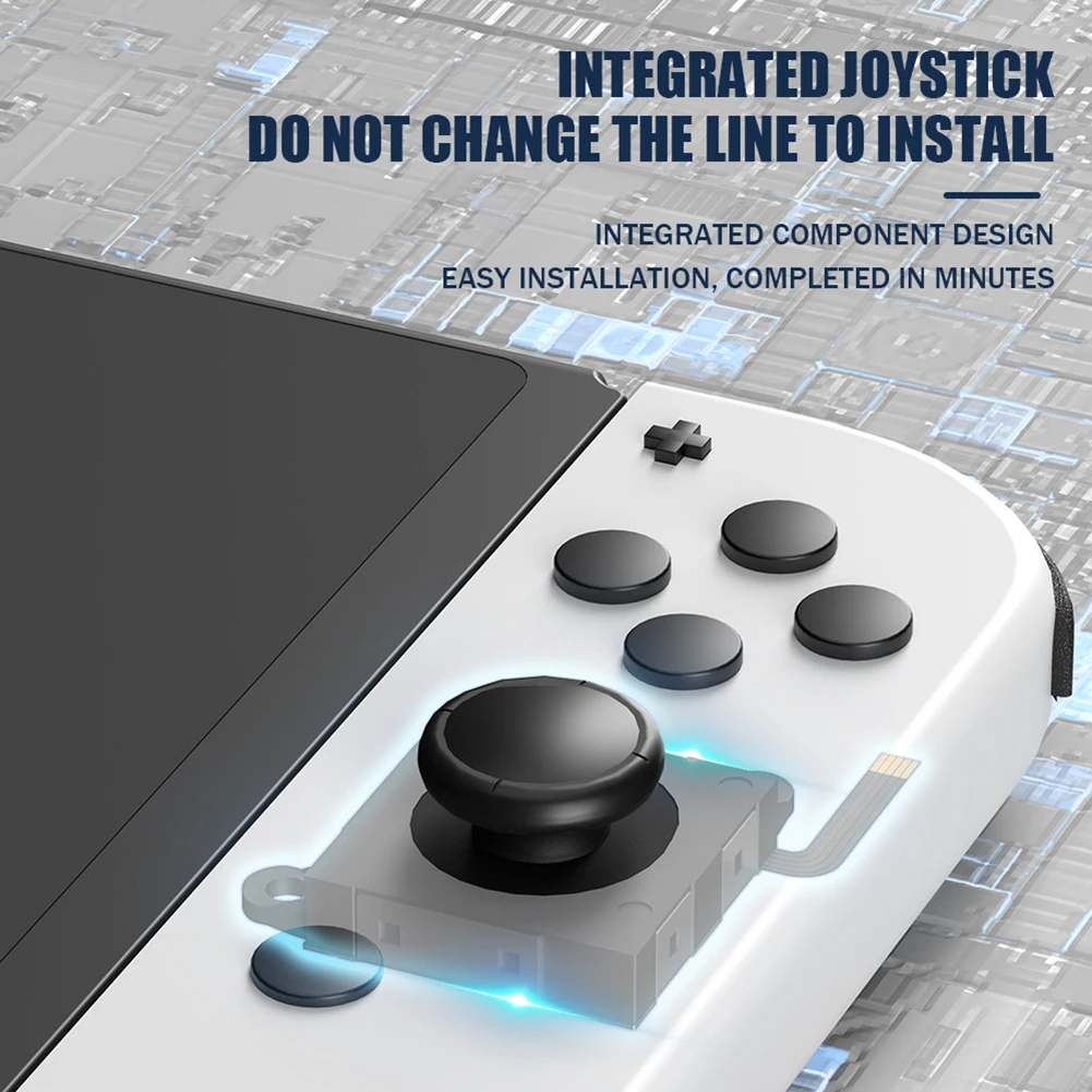 Joystick z czujnikiem Halla bez dryfowania drążek elektromagnetyczny Halla drążek kciuka Halla o wyższej czułości dla przełącznika Nintendo/OLED/Lite